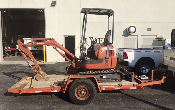 2004 Ditch Witch MX15 Mini Excavator (960125) With Trailer (911310)