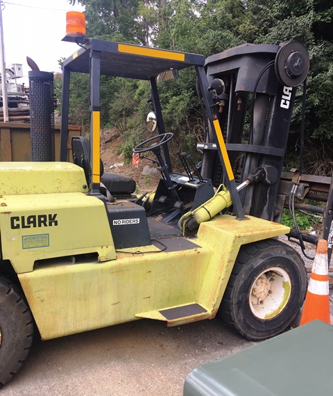 1989 Clark C500Y-155 Forklift - 15500 Cap (950041)