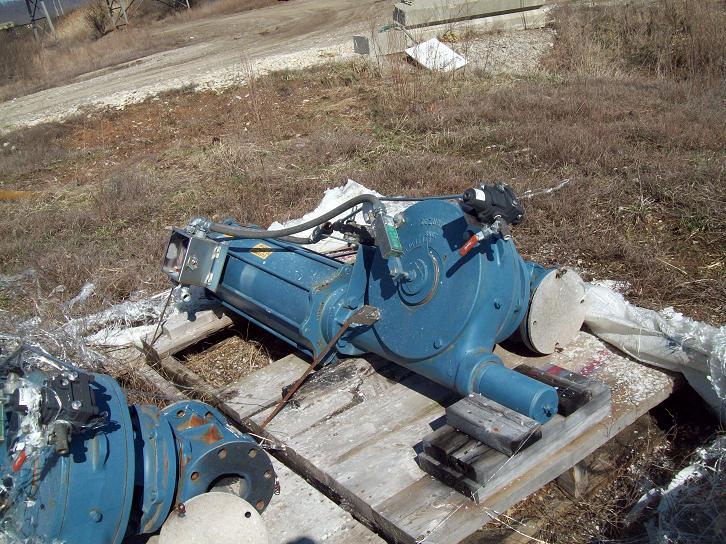 Actuator: DeZurik G - Series Rotary Cylinder Actuator w/ Butterfly Valve