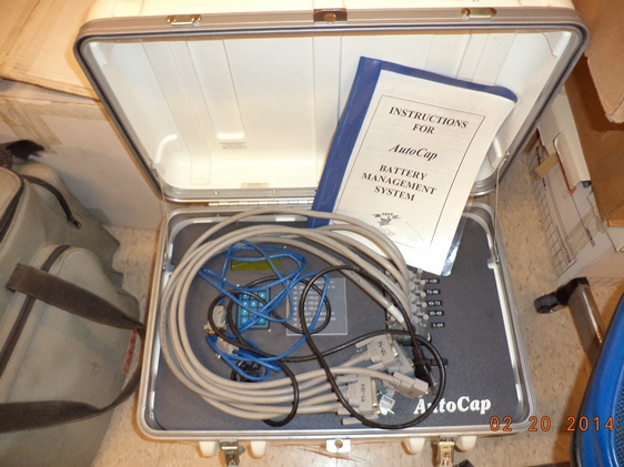 AutoCap Battery Management System with 50 ft Extension of 5 DB25 Cereal Ports