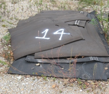 Fabric Conveyor Belt (Short cut offs)  Lot 433