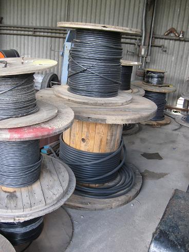 Wire on spools