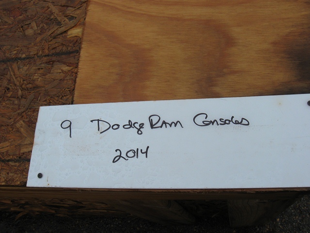 2014 Dodge Ram Consoles 9 (BX9)