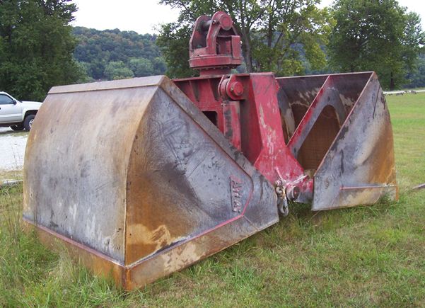 Atlas E-Crane Hydraulic Clamshell Bucket 13.1 Cubic Yards