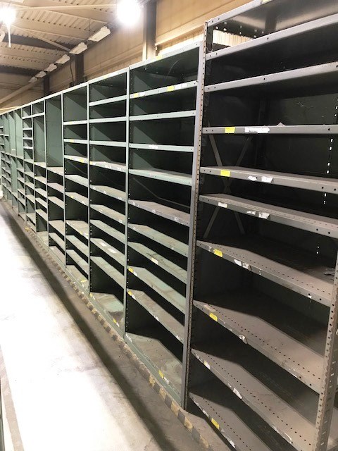 Metal Warehouse Shelving - Lot# C2