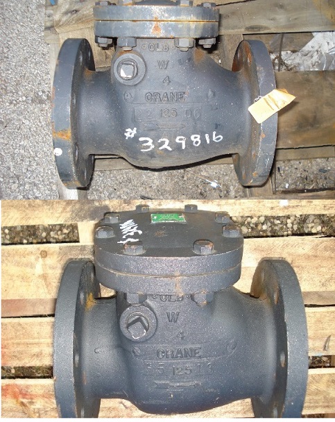 Check Valves 4 in.  Qty 2 