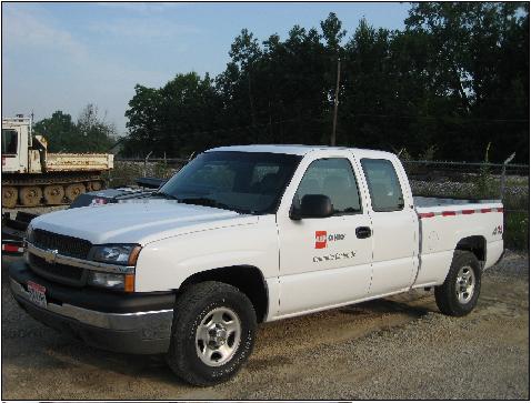 340443 Chevy 4x4 Ext Cab Silverado  2004
