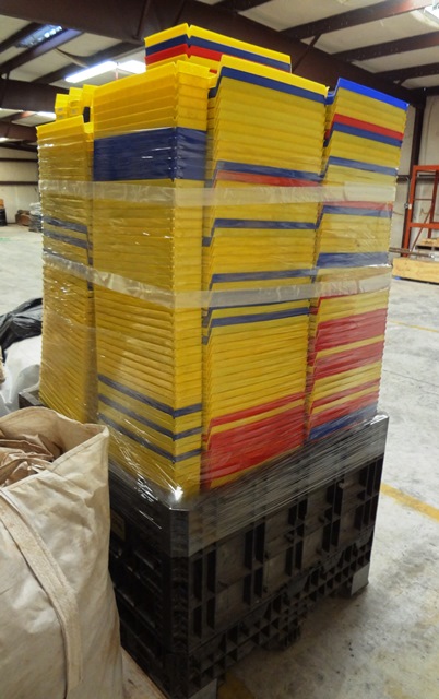 Plastic Shelf Bins (3 Sizes) With Colapsable Bulk Container - Lot #1