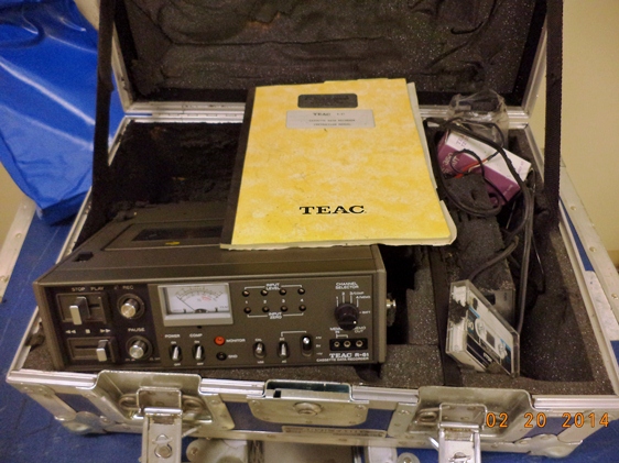 Cassette Data Recorder with Case