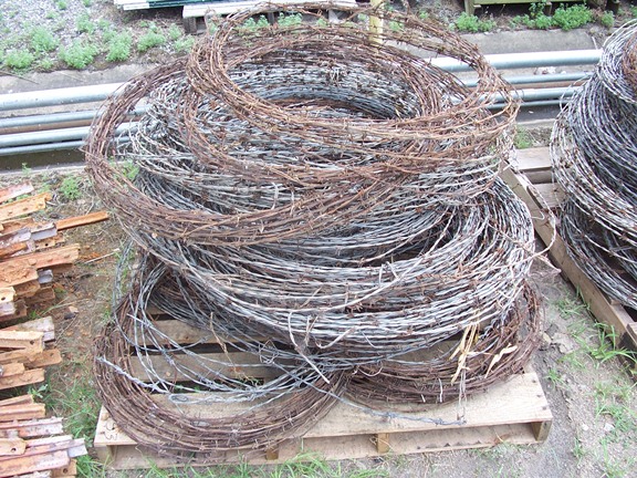 Barbed Wire and Fence Posts