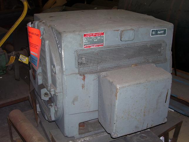GE 150 HP AC Motor 440V 880 RPM