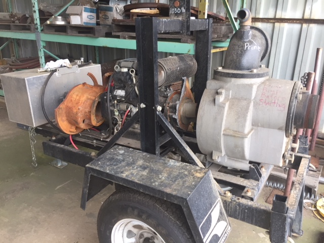 Trailored Trash Pump With Honda Engine (Pump not working)
