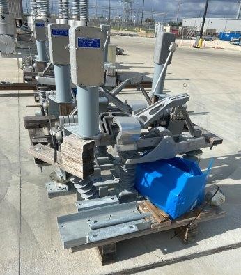 Pair of Royal Switchgear 15kv Vertical Break Switches