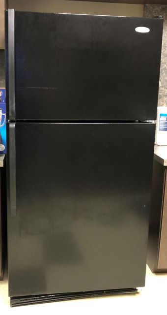 Whirlpool Fridge and Sharp Microwave 