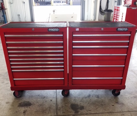 Proto Double Tool Box with Side Tray