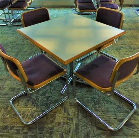 Authentic Marcel Breuer Cesca Chairs & Tables (Lot 2)