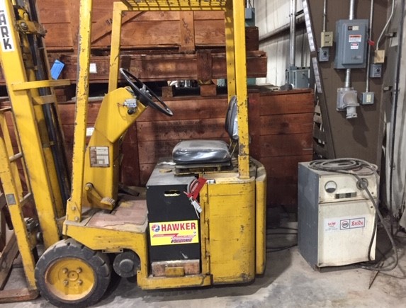 Clark Electric Forklift and Charger