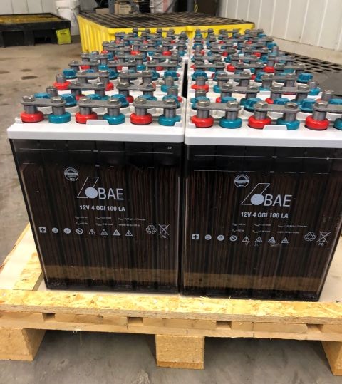 Set of 20 BAE Station Batteries