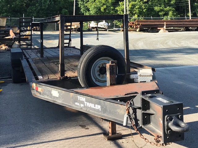 1998 Custom Dovetail Equipment Trailer GVW 14,000 lbs (920027)