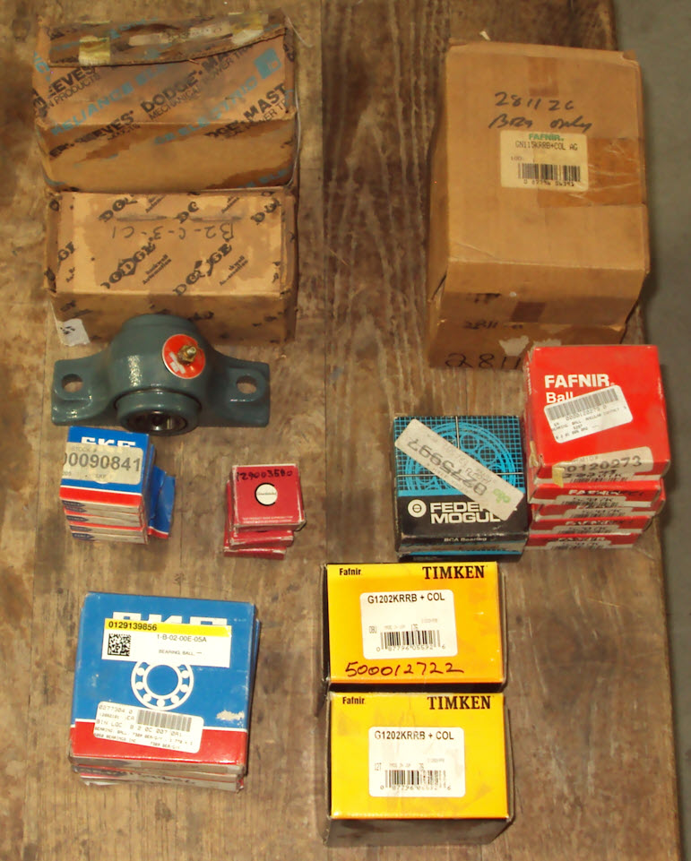 Small Lot of Unused Bearings