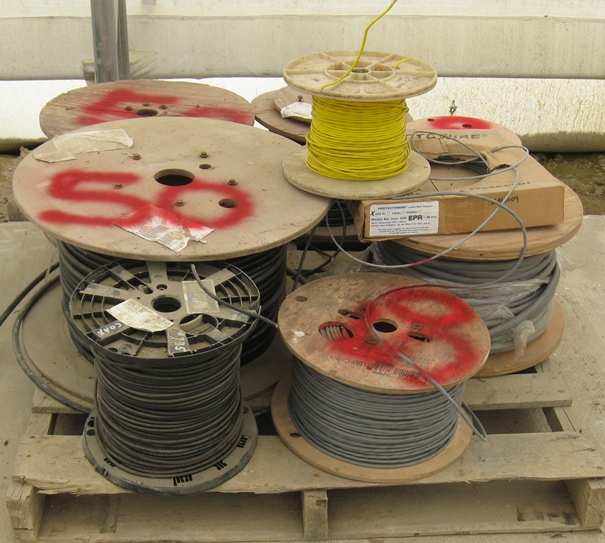 Pallet of Wire  8 Reels (lot 50)