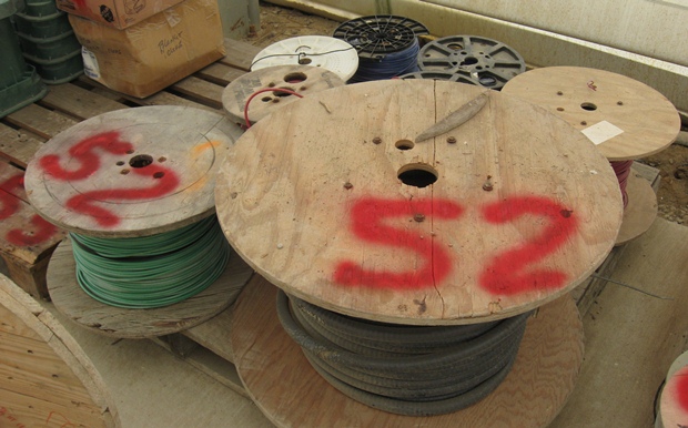 Pallet of Wire  8 Reels (lot 52)