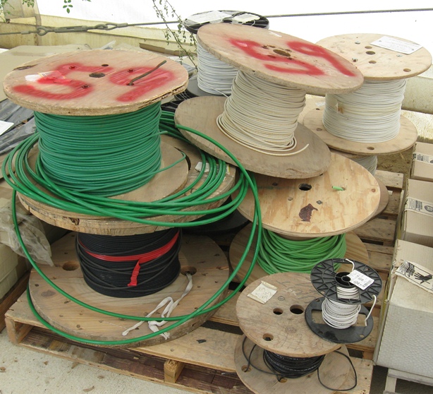 Pallet of Wire  10 Reels (lot 59)