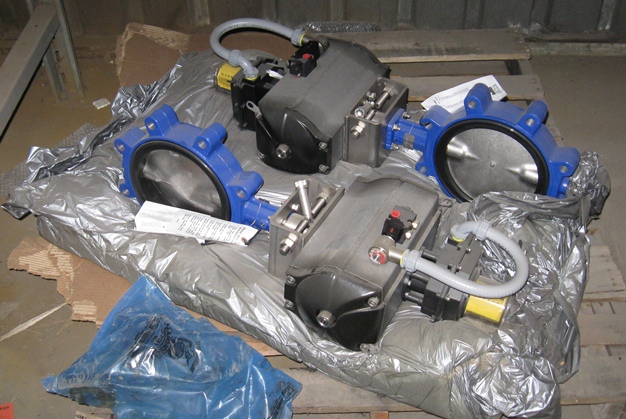 AMRI Air Actuated Butterfly Valve