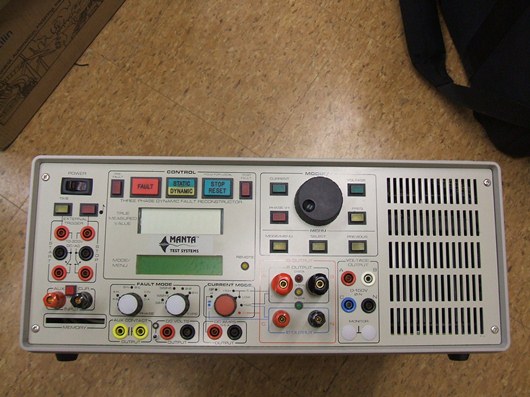 Manta Test Systems advanced universal protective relay test system