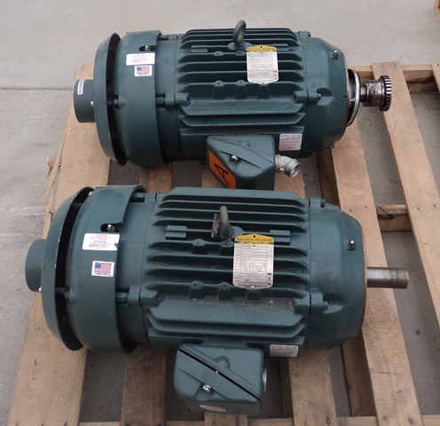 Baldor Electric Motors 15HP, 230/460 Volts (Qty 2)