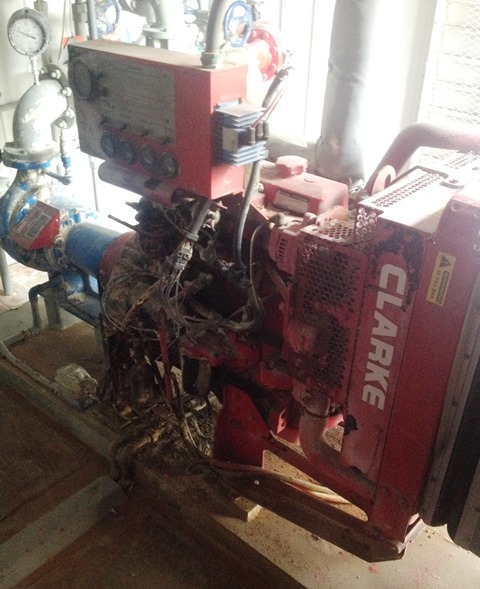 Diesel driven Water Pump 190 GPM (Salvage)