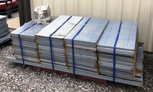 Metal Shelving with Hardware Lot 7