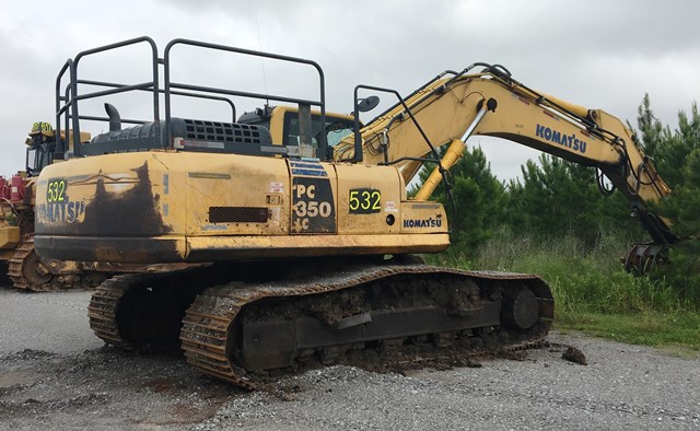 2011 Komatsu PC350LC-8 Hydraulic Excavator DH532