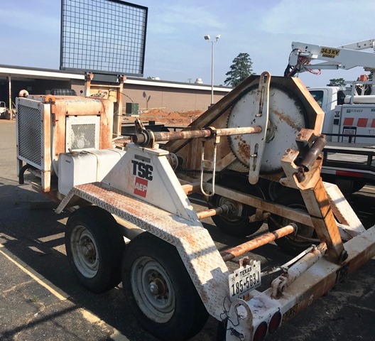 1992 TSE Puller Tensioner Trailer - Model DPT-40-B (940467)