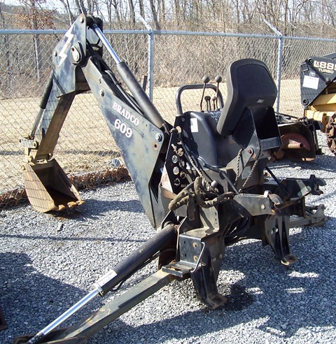 1998 Bradco 609 Skidsteer Back Hoe Attachment 
