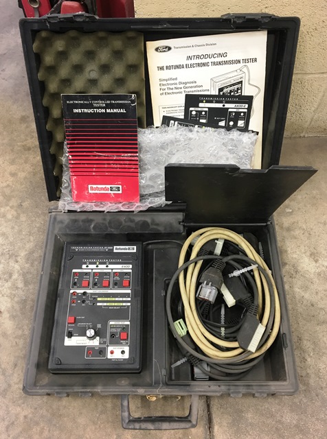 Rotunda Electronic Transmission Tester