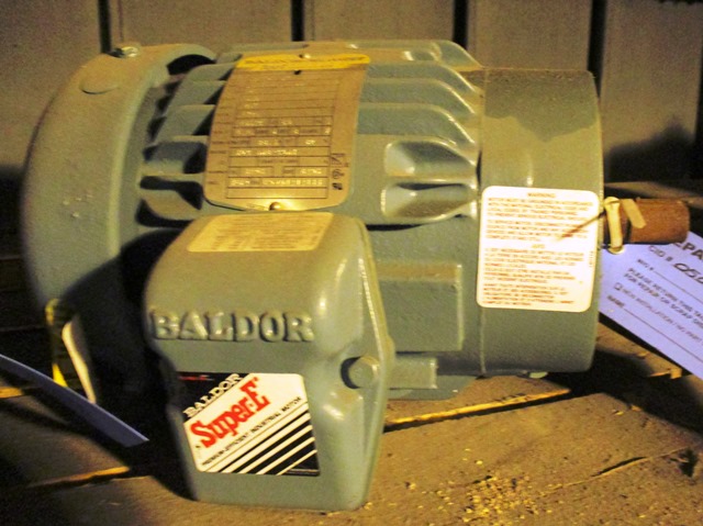 Baldor 2 HP Electric Motor, 460 VAC, 1755 RPM - Qty 3 (0500041406)