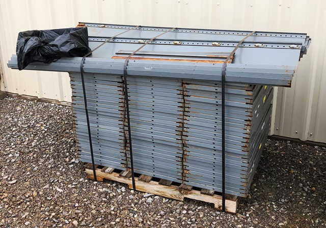 Metal Shelving with Hardware Lot 2