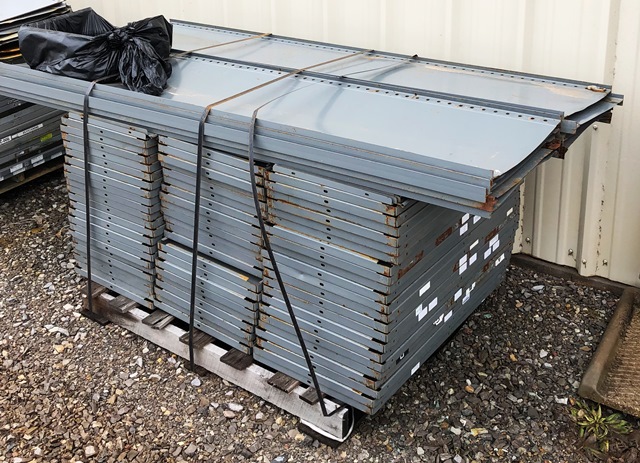 Metal Shelving with Hardware Lot 3