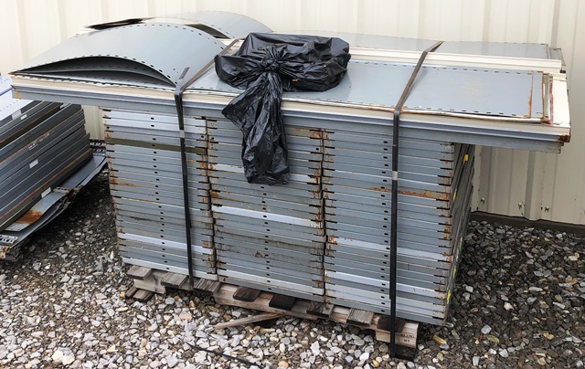 Metal Shelving with Hardware Lot 6