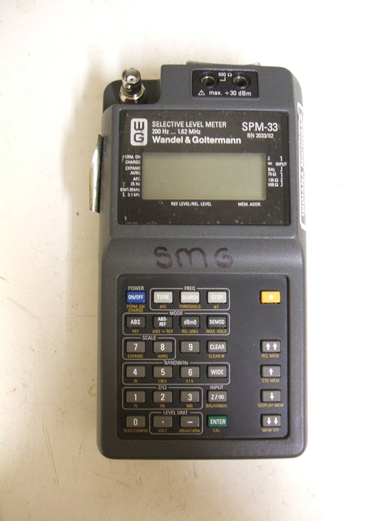 Wandel & Goltermann hand-held selective level meter