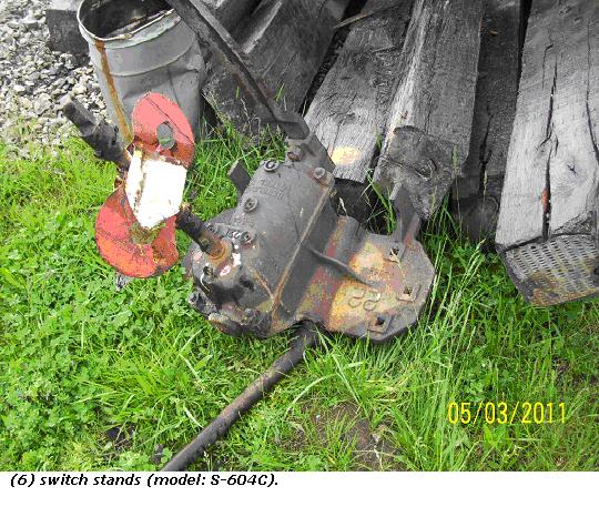 Rail Road Track Components: Switch Stands (Model: S-604C)