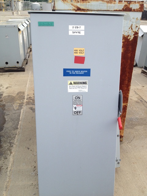 400 Amp Heavy Duty Fused Safety Switches (2~ Siemens & 3~ Culter Hammer)