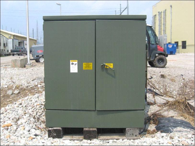 Transformer: GE Padmount 1500 KVA, 13.8 kV to 600 V
