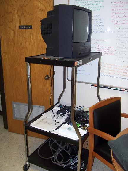 Sylvania TV and TV Stand