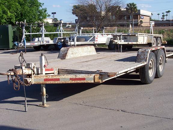 Equipment Trailer GVW 5300 Dove Tail Tandem Axle