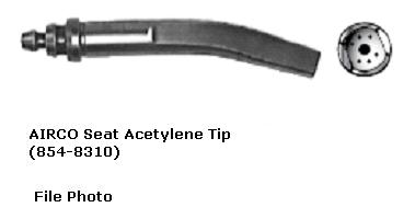 AIRCO Gas Cutting Tips (854-8310 Seat Acetylene Tips)