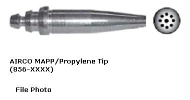 AIRCO Gas Cutting Tips (856-XXXX MAPP/Propylene Tips)
