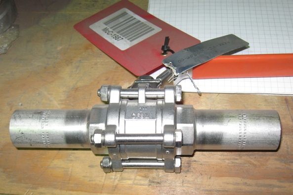 Valves Diameter 1 Inch Stainless Steel  (Qty 5)