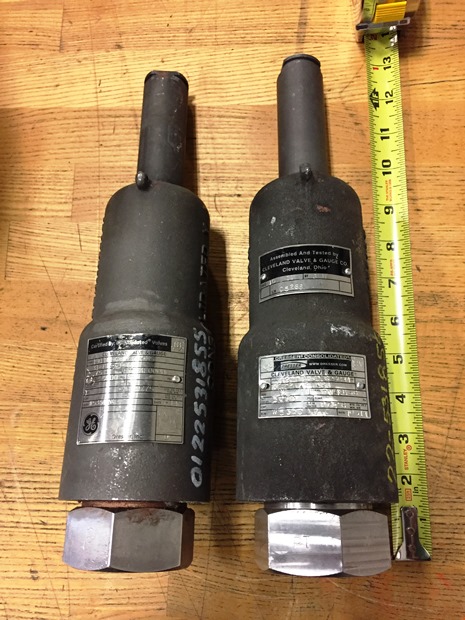 Safety Valves (Qty 2)